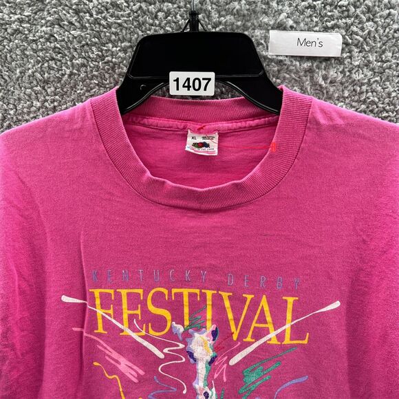 Vintage Kentucky Derby 1996 Shirt Mens Single Stitch USA 90’s Extra Large XL - Picture 14 of 14